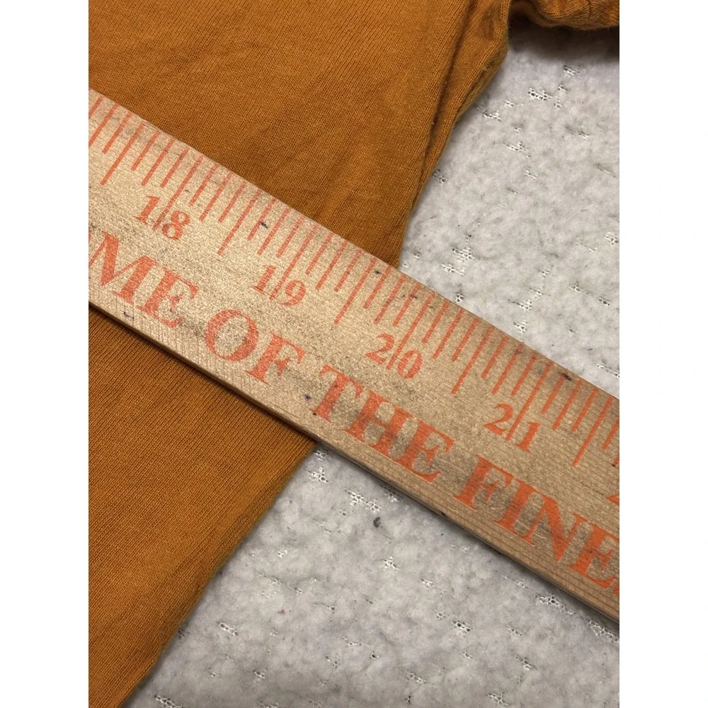 Levis Mens Graphic T-shirt Size M Orange Cotton Worldwide Eagle Tee 22491-1111
